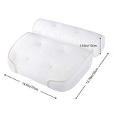 3D Mesh Spa Bath Pillow – Breathable Neck & Back Support for Home & Hot Tub