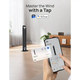40'' Bladeless Oscillating Fan, 5 Speeds, Remote & 12H Timer Quiet