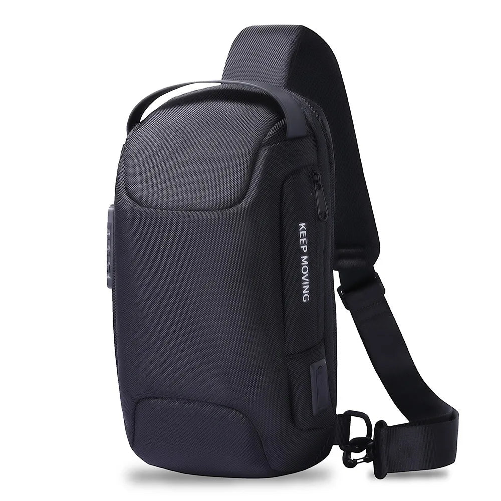 Douyin-Hot Style Summer Men’s Sports Car Breast Bag – Single-Shoulder Crossbody Bag