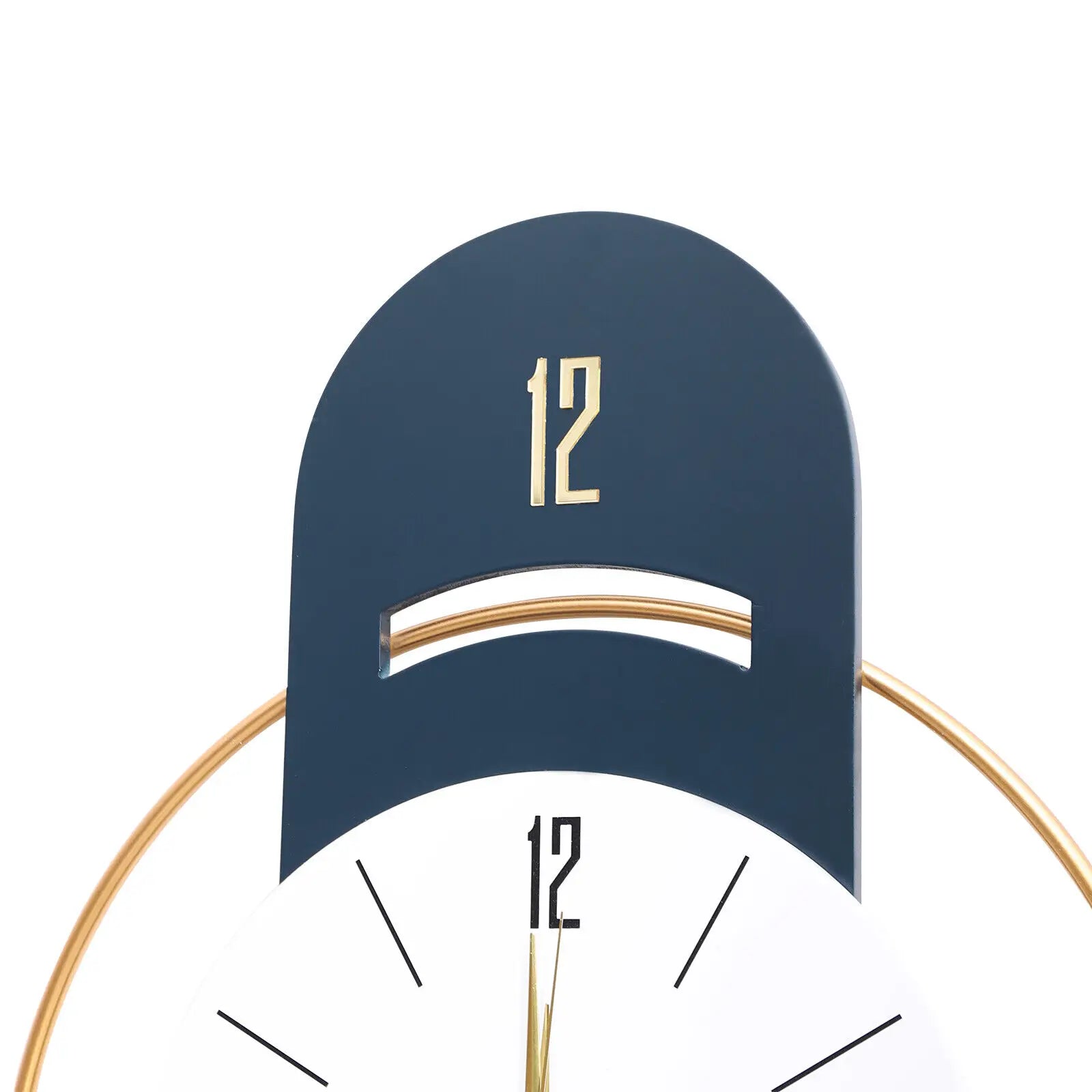 Stylish Large Silent Metal Wall Clock – Battery Operated Modern Home Décor for Living Room 🕒✨