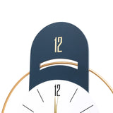 Stylish Large Silent Metal Wall Clock – Battery Operated Modern Home Décor for Living Room 🕒✨