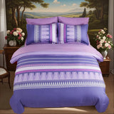 7-Piece Printed Comforter Set – Soft All-Season Bedding Ensemble