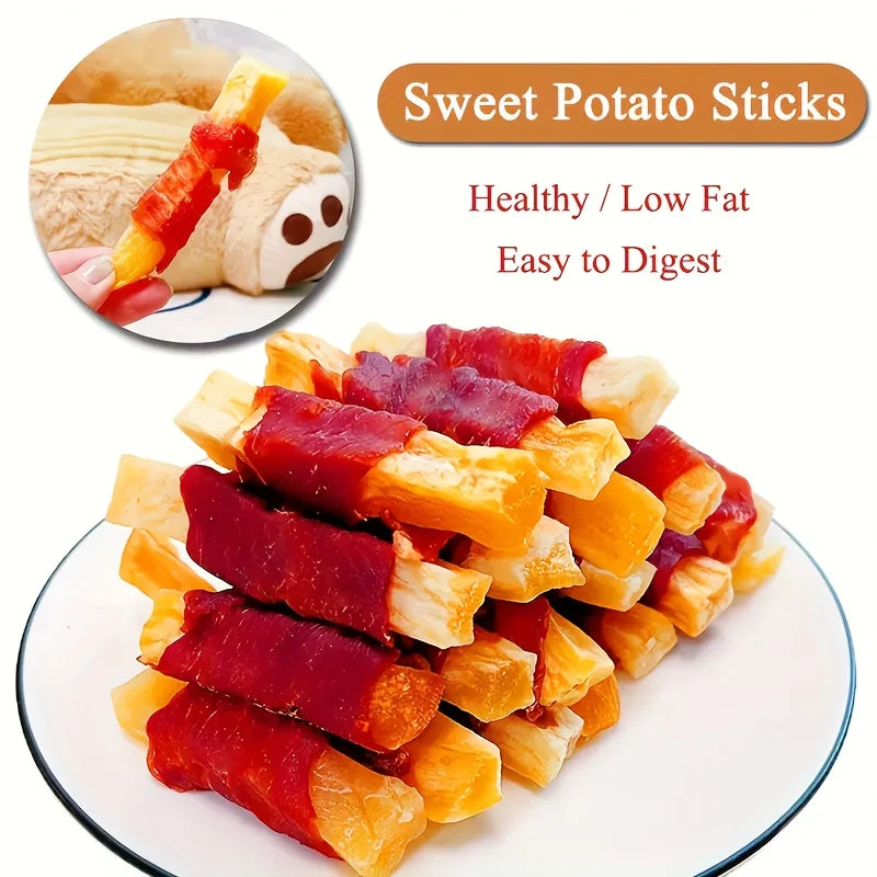 Duck & Sweet Potato Dog Treats – Healthy, Digestible Snacks for Small, Medium & Large Dogs (200g / 400g Packs)