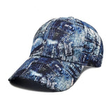 Vintage Denim Sun Visor Cap – Adjustable Unisex Baseball Hat for Outdoor Sports & Daily Casual Wear