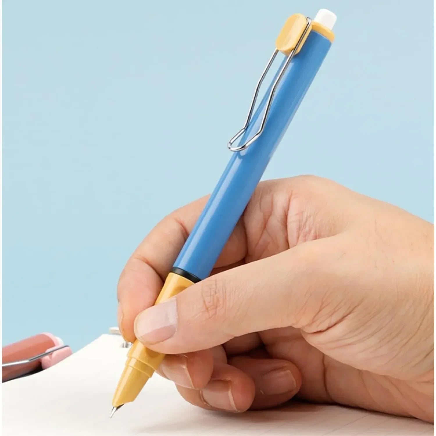 Retractable Fountain Pens – 5-Piece Refillable Set with 0.38mm Extra Fine Nib & Ink Converter ✒️