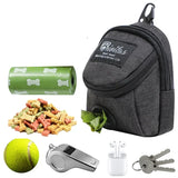 Portable Dog Treat Pouch & Training Bag – Multifunction Travel Bag with Poop Bag Dispenser for Outdoor Pet Training & Walks