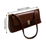 Women’s Solid-Color Luxury Style Crossbody & Under-Arm Shoulder Bag – 2025 Edition