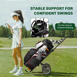 Premium 15-way golf cart bag – anti-shake divider top with magnetic pocket, ergonomic handles & rain cover