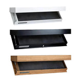 “Wooden Concealed Floating Shelf with Secret Compartment – Wall-Mounted Hidden Storage Rack for Books, Wine & Decor”