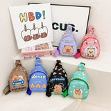 Capybara Doll Crossbody Bag – Adorable Kawaii Chest Pouch for Kids