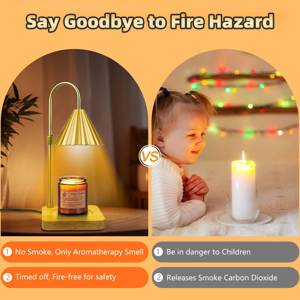 Candy Warmer Table Lamp – Decorative Night Light & Wax Melter