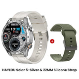 Haylou Solar 5 Smartwatch – 1.58” AMOLED Display, 60Hz Refresh Rate, Voice Calling, 24H Health Monitoring & Sports Fitness Watch for Men
