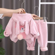 Warm Fleece Winter Suit for Baby Girls – Cozy Gift Outfit (Newborn to 12 Months)