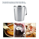 2 000 ml Stainless Steel Milk Frothing Jug & Measuring Pitcher for Latte Art
