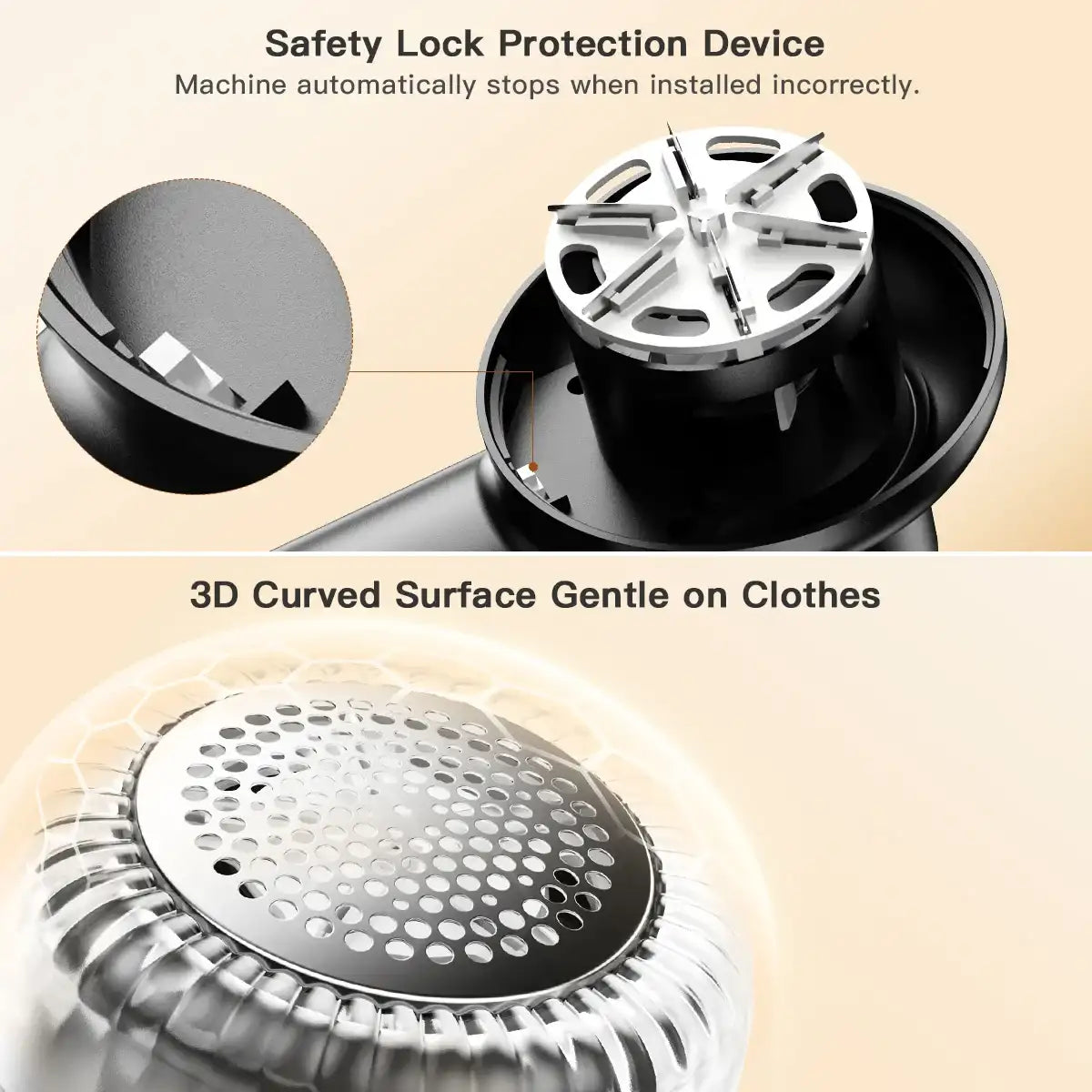 Electric Lint Remover – Rechargeable Fabric Shaver with LED Display & 3-Speed for Clothes & Upholstery