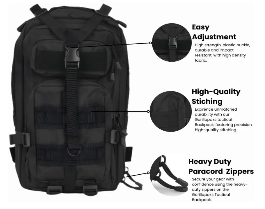 3P Off-Road Large-Capacity Hiking Backpack – Multi-Functional Men’s Outdoor Mountain Climbing & Sports Pack