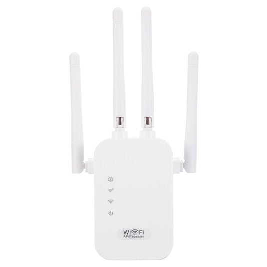 1200Mbps WiFi Extender – Dual-Band (2.4GHz/5GHz) Signal Booster with WAN/LAN Port & Amplifier for Home & Small Office