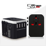 Melery International Travel Smart Adapter – Universal Plug with USB & Type-C Charger for US/EU/UK/AU