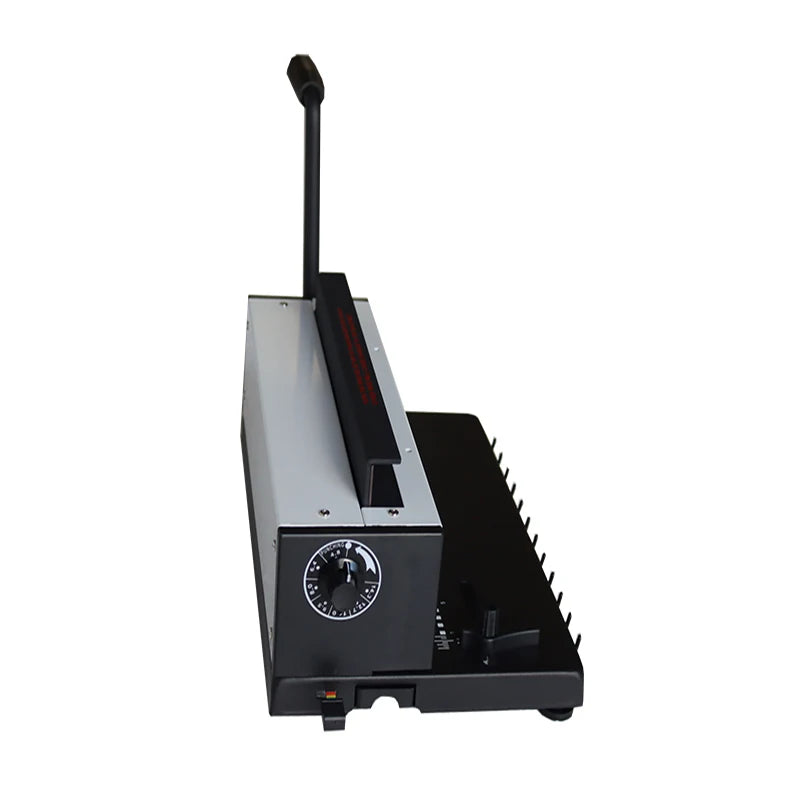 34-Hole Office Manual Wire Coil Spiral Binding Machine – 3:1 Punching & Binding System for 120-Sheet Paper Capacity