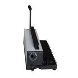 34-Hole Office Manual Wire Coil Spiral Binding Machine – 3:1 Punching & Binding System for 120-Sheet Paper Capacity