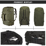 40L/60L/80L waterproof travel duffel bag – large-capacity men’s luggage tote, weekend & gym bag for sports, camping & trips