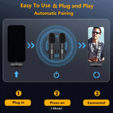 Wireless Omnidirectional Lavalier Microphone – Clip-On Condenser Mic for Laptops & Smartphones