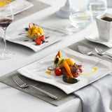MALACASA Flora 30-Piece Marble-Pattern Porcelain Dinnerware Set – Service for Six