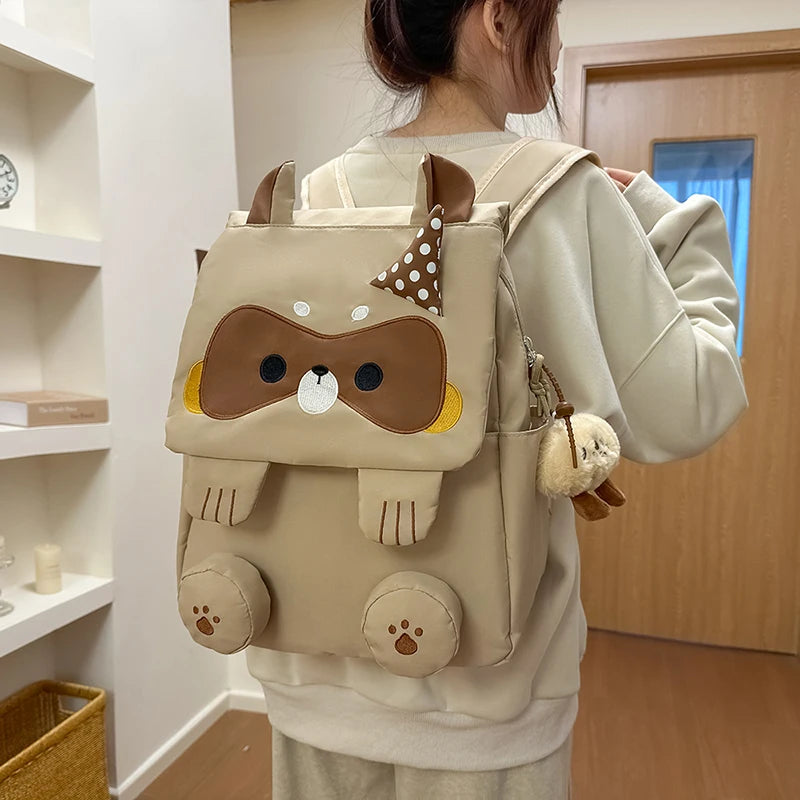 Kawaii Cartoon Squirrel Daypack Backpack – Lightweight, High Capacity & Durable