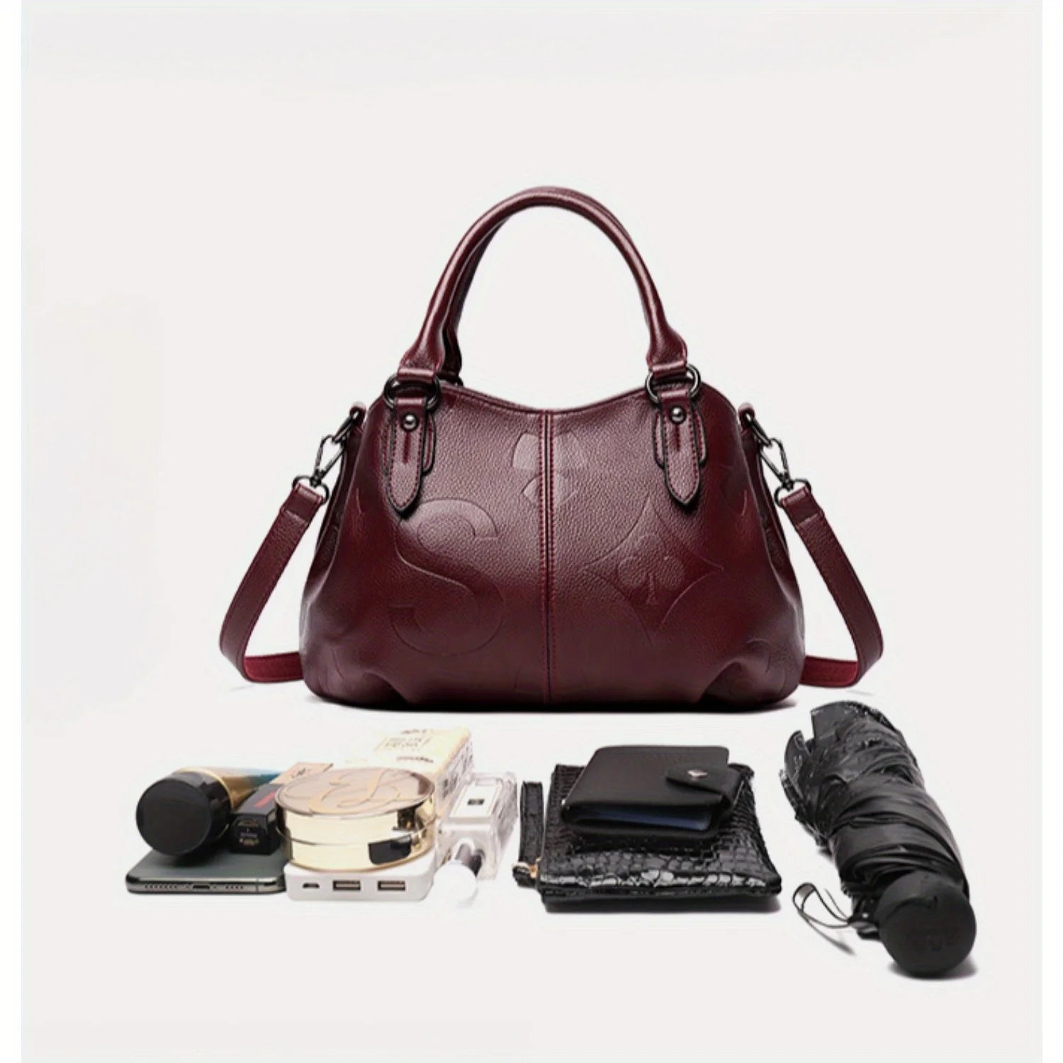 2025 women’s fashion crossbody tote bag – large-capacity commuter handbag for work, shopping & daily use, elegant shoulder purse