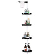 4-Layer Telescopic Corner Storage Rack – Adjustable Height Bathroom Shower Organizer