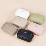 Women’s Solid Color Mobile Phone Crossbody Bag – Small Square Multi-Functional Shoulder Purse with Zipper & Large Capacity