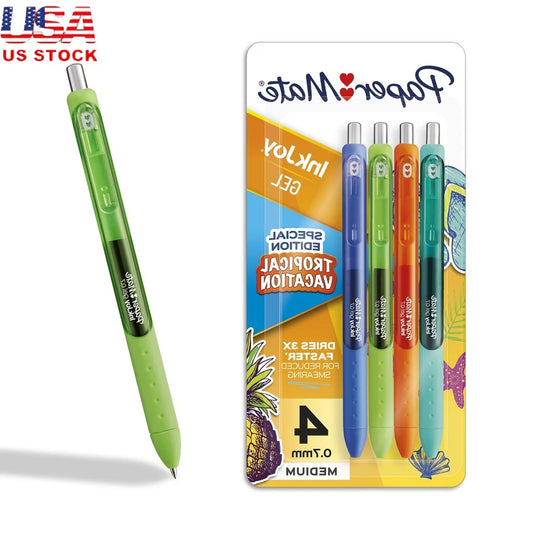 InkJoy Gel Pens – 0.7 mm Medium Point Smooth Writing Pens with Ergonomic Grip (4 Colors)