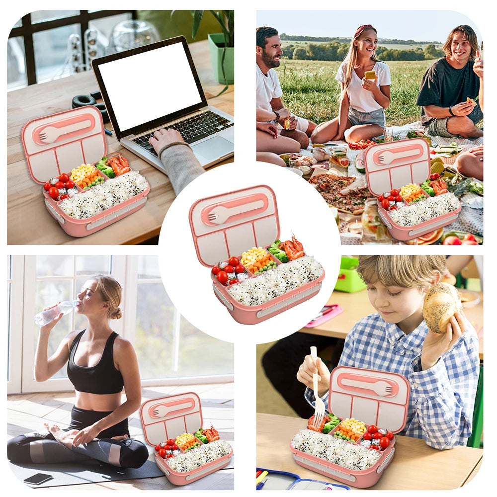 1L Electric Lunch Box Food Warmer – Portable Leak-Proof Heated Lunch Container for Car & Home