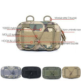 Men’s Tactical MOLLE Messenger Bag – Compact EDC Sling, Crossbody & Waist Utility Pouch for Outdoor & Survival Gear