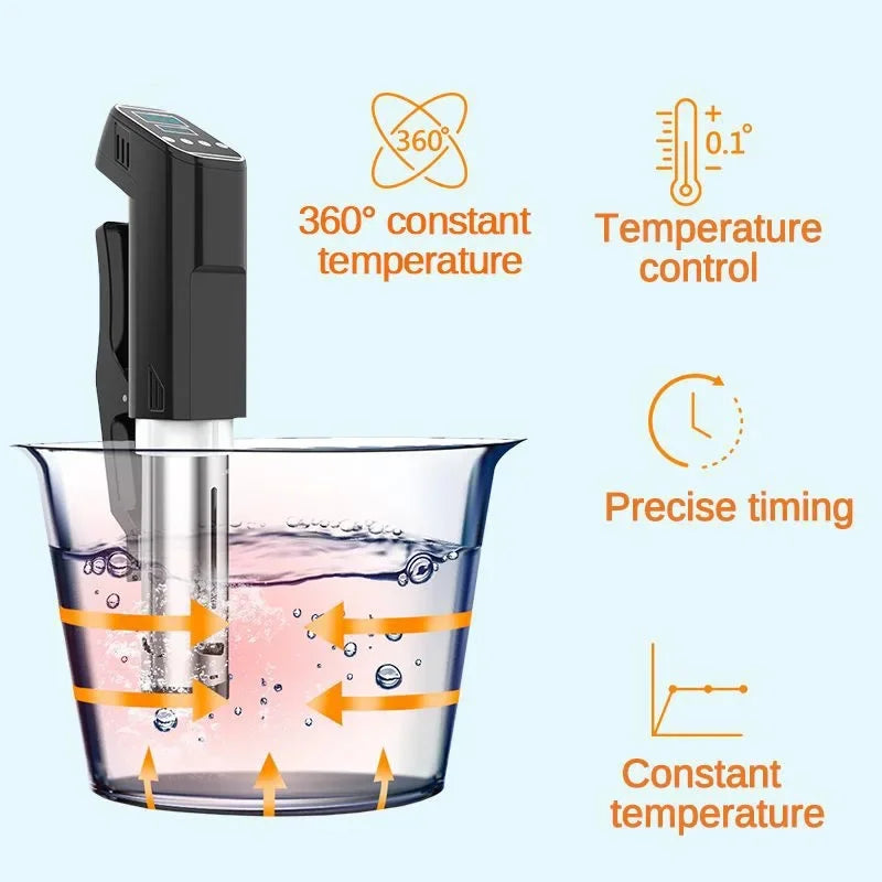1000W Sous Vide Immersion Cooker – Precision Temperature Control & LCD Timer for Perfect Cooking 🍖🍳