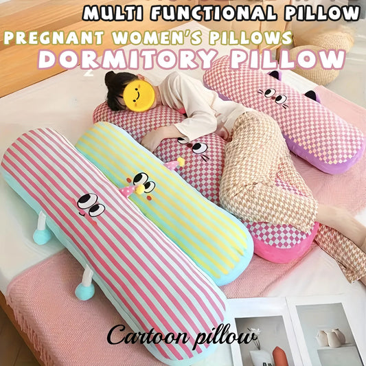 Large Full-Body Pillow – Breathable Side-Sleeper Support Long Bed Pillow for Back & Stomach Pain Relief