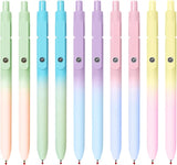 Gel Pens – 5-Pack 0.5mm Black Ink Retractable Pens with Silicone Grip & Metal Clip ✍️