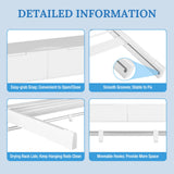 Wall‑Mount Scalable Hanging Rack – Wall-Mounted Collapsible Drying Rack for Bathroom, Laundry & Closet