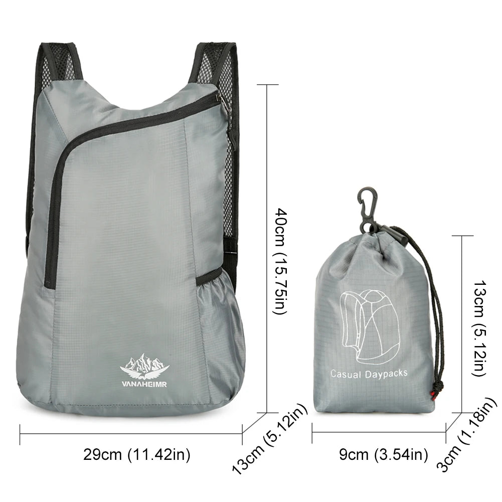 10L Ultralight Foldable Backpack – Waterproof Portable Hiking Daypack | Compact Outdoor Travel Pack for Men & Women