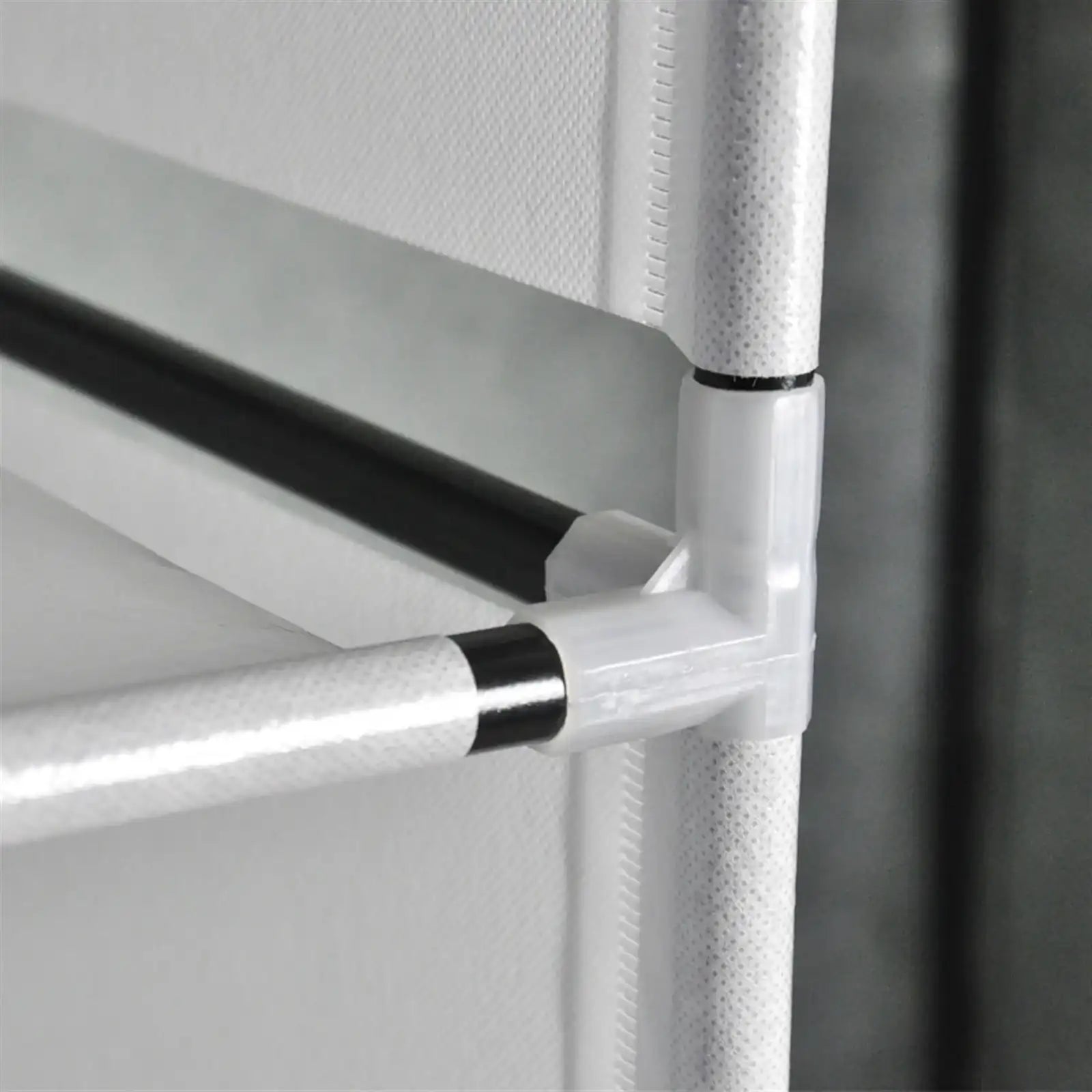 71-inch Portable Closet Wardrobe & Clothes Rack Organizer with Shelves – Black