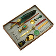 Retro Feather Pen Writing Ink Set – Exquisite Feather Dip Fountain Pen Craft & Gift Kit
