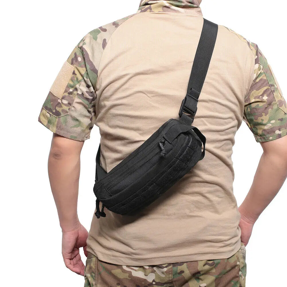 Unisex Trekking Sports Sling Backpack – Crossbody Chest Shoulder Bag for Men & Women, Hiking, Camping, Hunting & Outdoor Travel