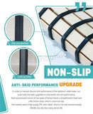 Premium Non-Slip PVC Bath & Shower Mat – Anti-Bacterial Floor Pad for Bathroom (Grey)