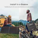 Renogy 200W Portable Solar Panel – Foldable IP65 Waterproof Solar Charger | Power Backup Solution for Power Stations, RV, Camping & Off-Grid Use