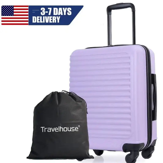 Travelhouse 20″ Carry-On Hardside Suitcase – Lightweight Spinner Wheels Travel Luggage