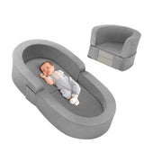 Portable Toddler Sofa Bed 🛏️ – 2-in-1 Foldable Baby Sofa & Play Bed – Comfort & Safety for Kids