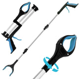 “Foldable Litter Picker Grabber Tool – 43" Telescopic Reach Reacher with Non-Slip Jaws”