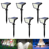 4-Pack Solar Street & Spot Lights – Waterproof Outdoor LED Landscape Lighting for Garden, Yard, Terrace & Pathway Decoration