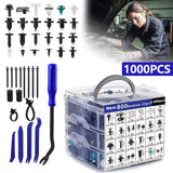 Automotive Retainer Clips & Rivet Fastener Kit – Includes Remover Tool (+ GM, Ford, Toyota, Honda Support)