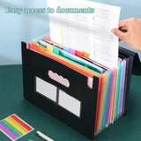 A4 Expanding File Folder – 13–25 Pocket Paper Organizer for Bills, Documents & Office Storage 📂